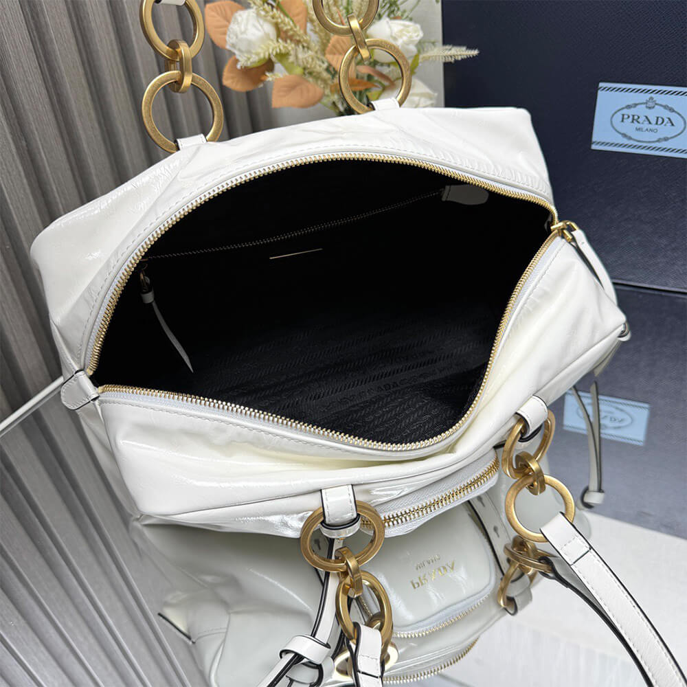 Dangle Medium Leather Top-Handle Bag