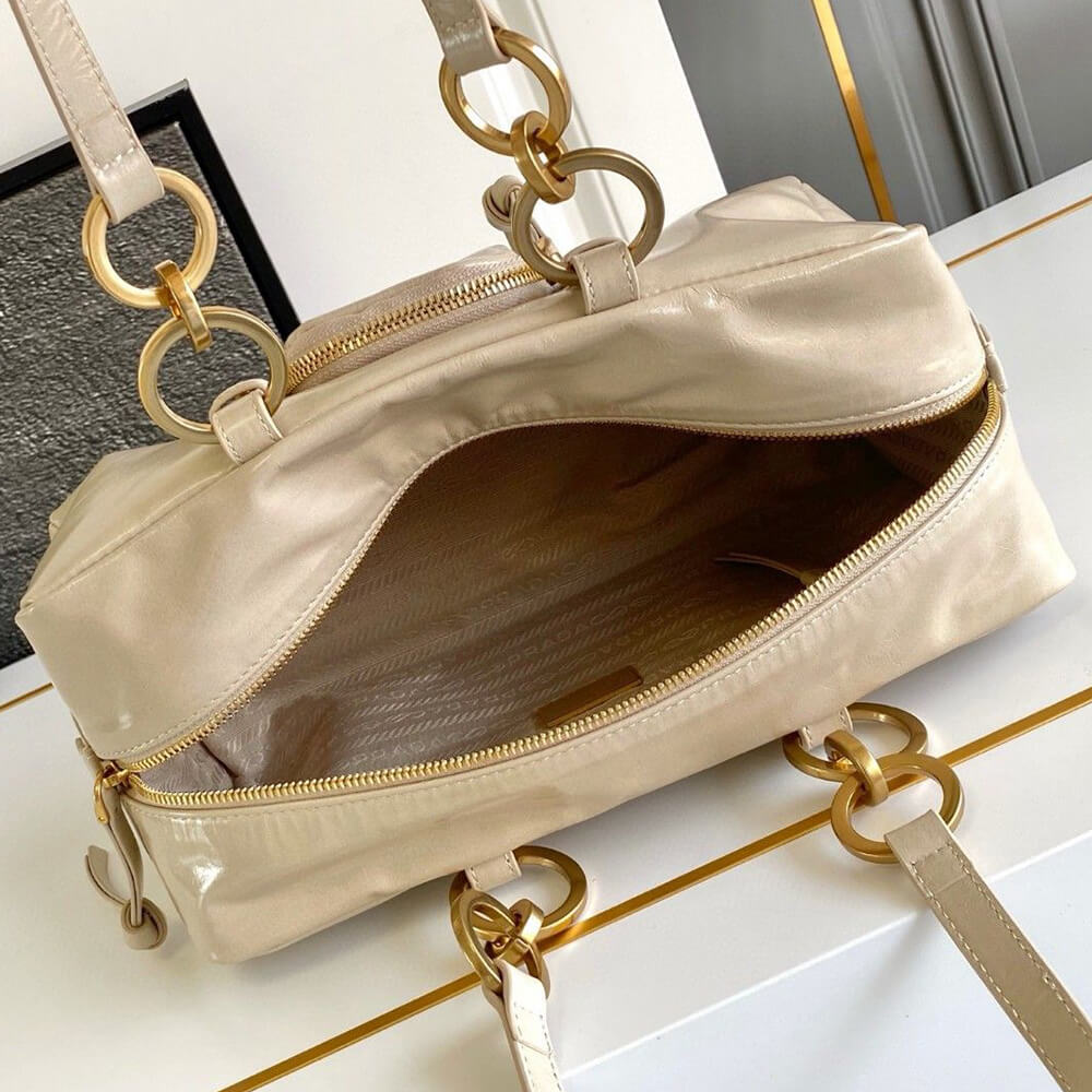 Dangle Medium Leather Top-Handle Bag