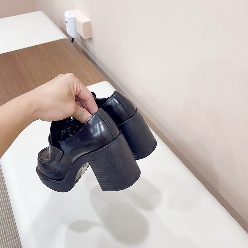 Brushed Leather Loafers