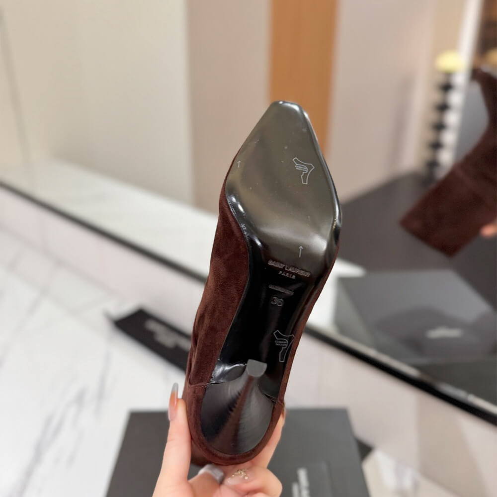 Niki Booties in Suede