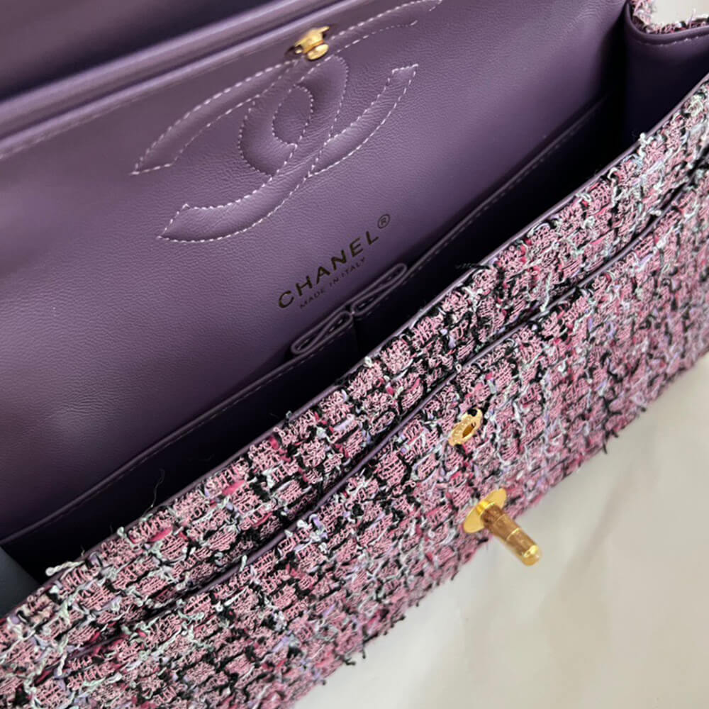 Tweed Medium Classic Flap Bag