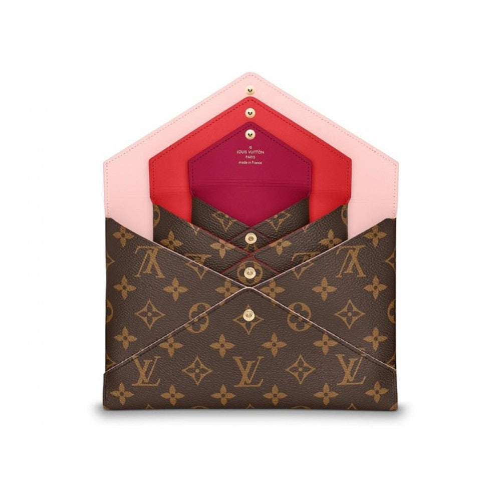 M62034 Pochette Kirigami Monogram Brown