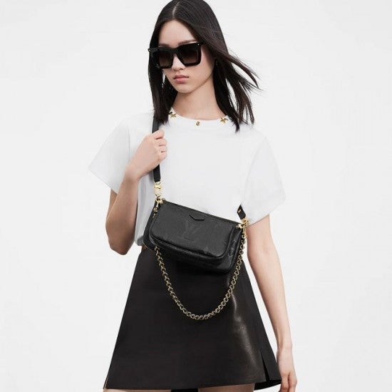 Multi Pochette Accessoires Cream M46568 Black M80399