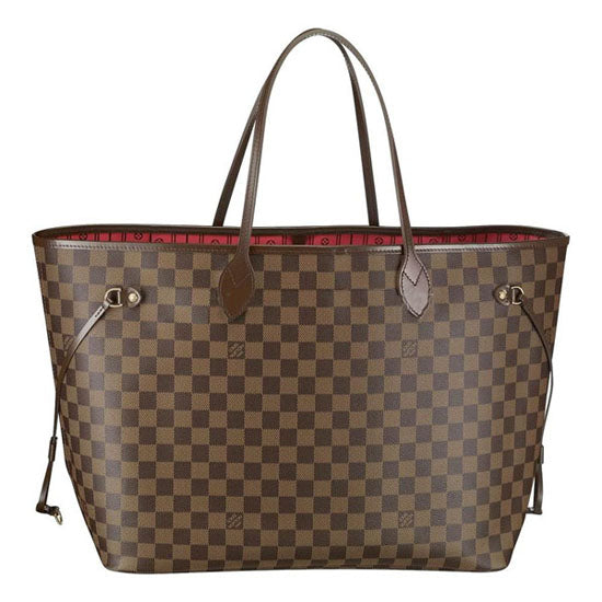 N51106 Neverfull GM Shoulder Bag Damier Ebene Canvas
