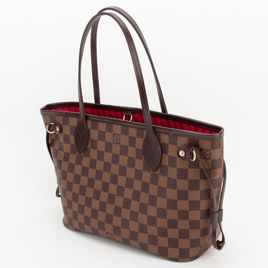 N51109 Neverfull PM Shoulder Bag Damier Ebene Canvas