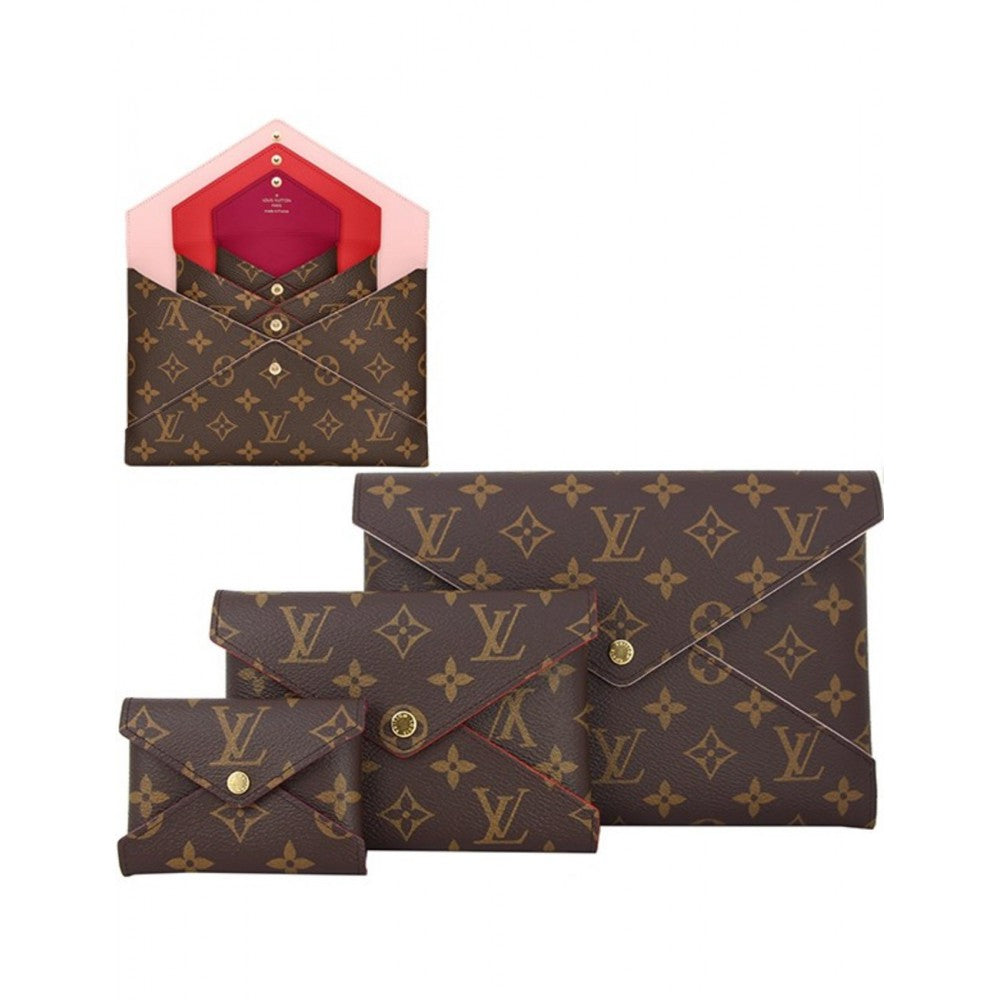 M62034 Pochette Kirigami Monogram Brown