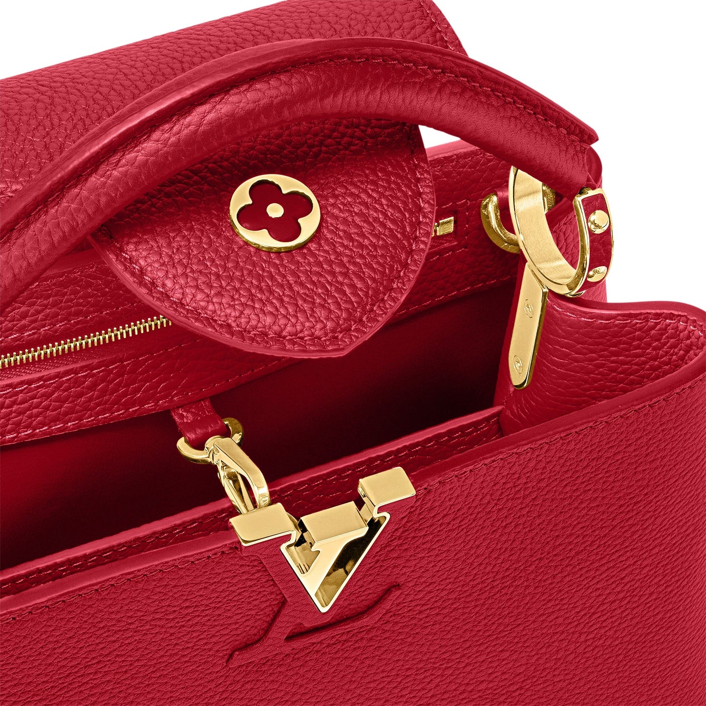 M52689 Capucines BB Bag Scarlet Red