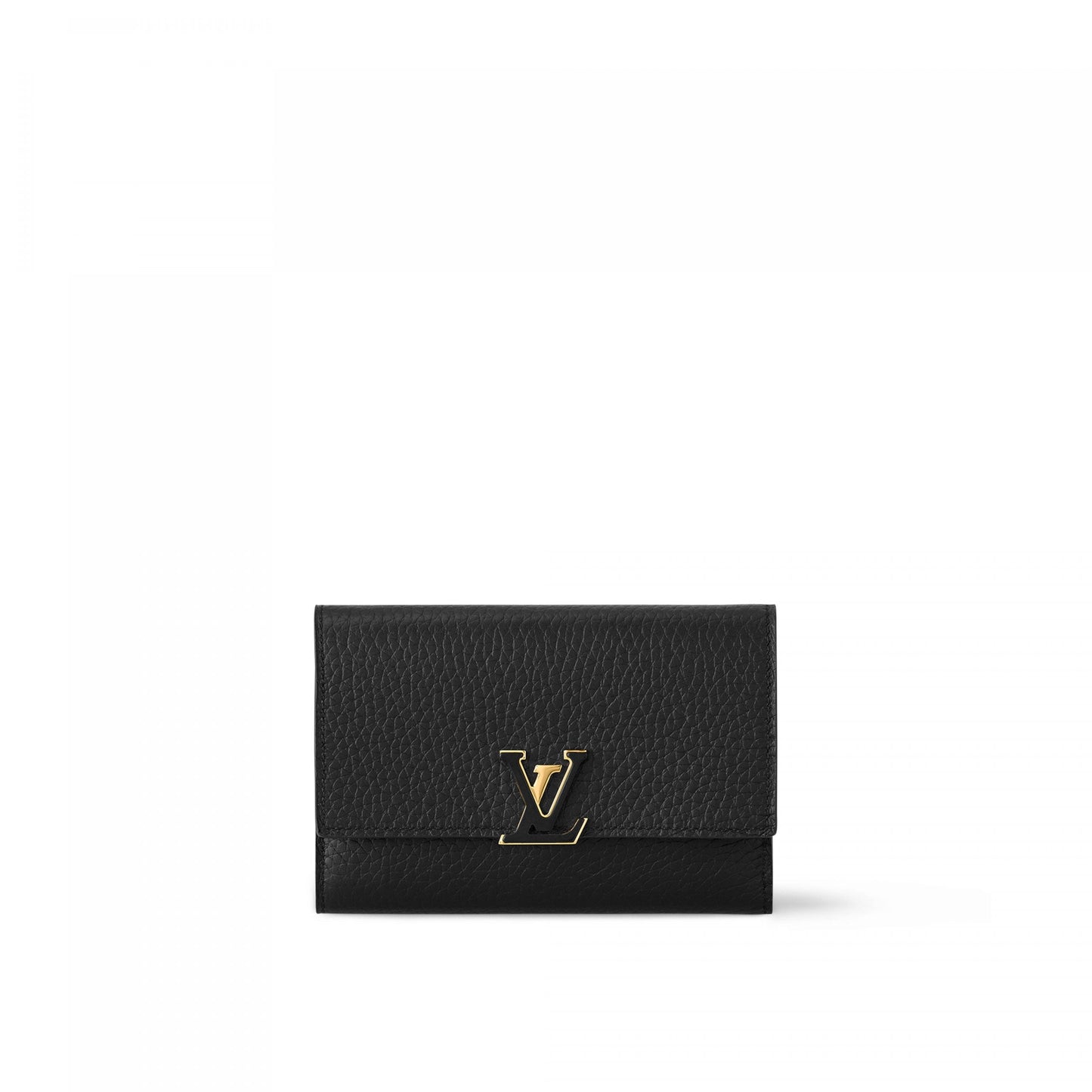 M62157 Capucines Compact Wallet Black Pink