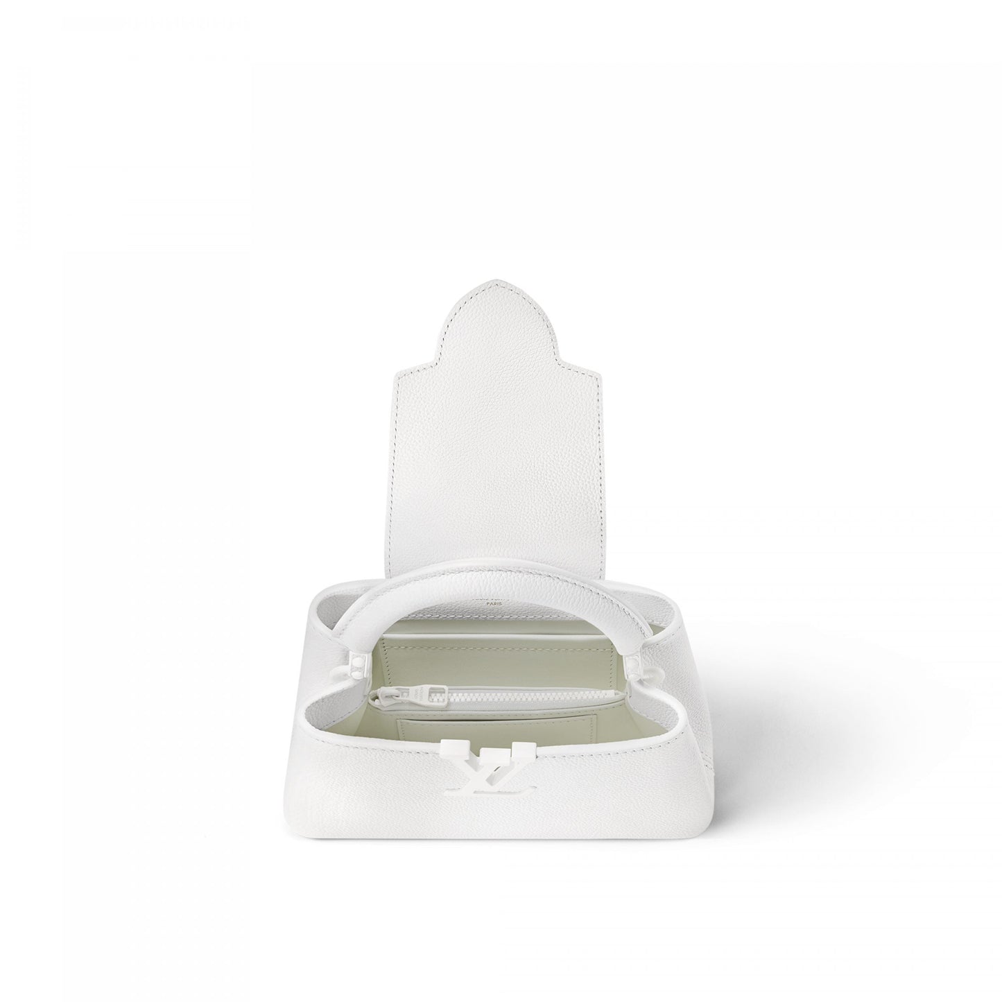 M23956 Capucines East-West Mini Optic White