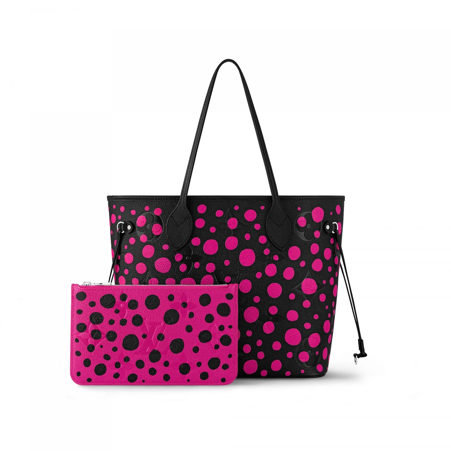 x YK Neverfull MM M46419 Noir Fuchsia