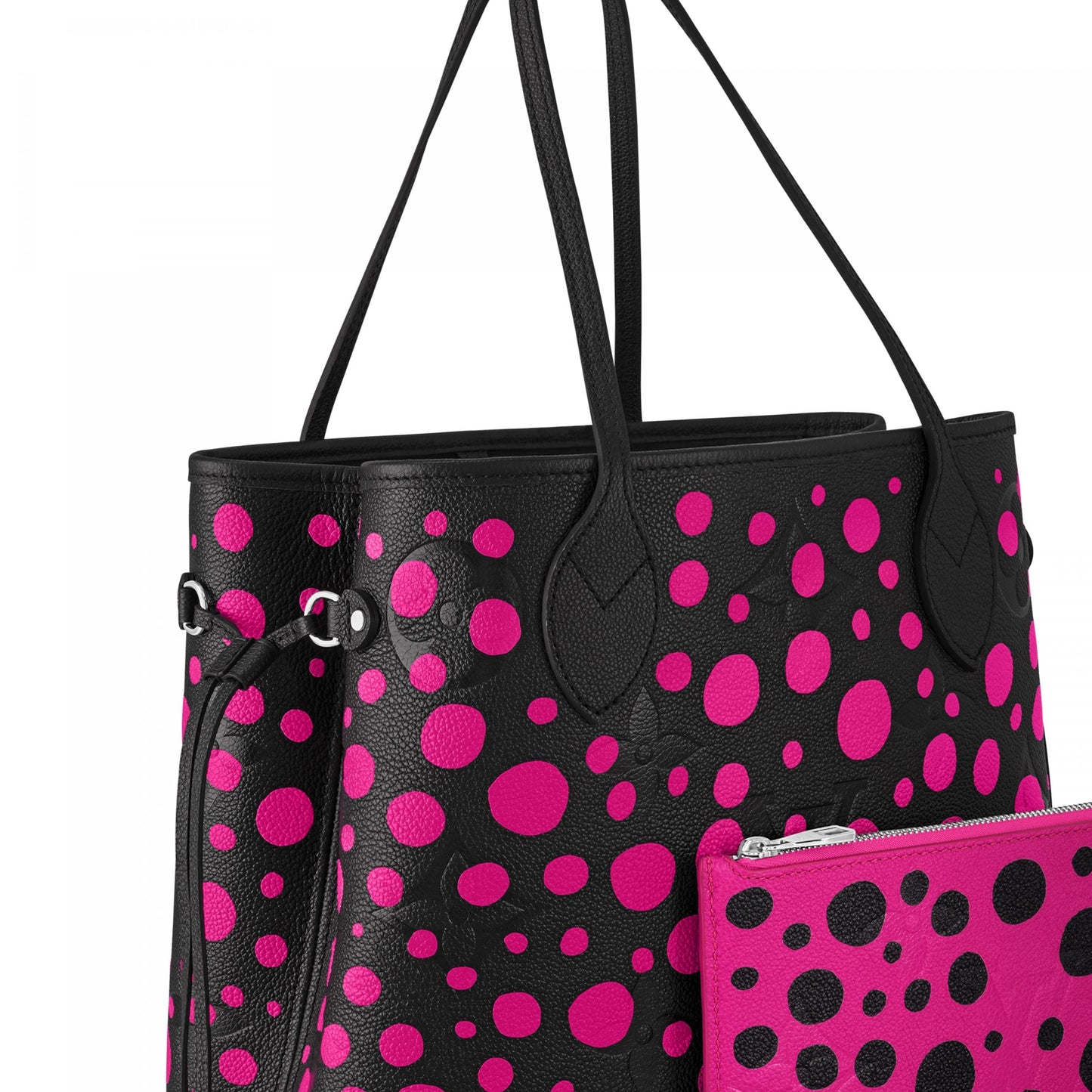 x YK Neverfull MM M46419 Noir Fuchsia