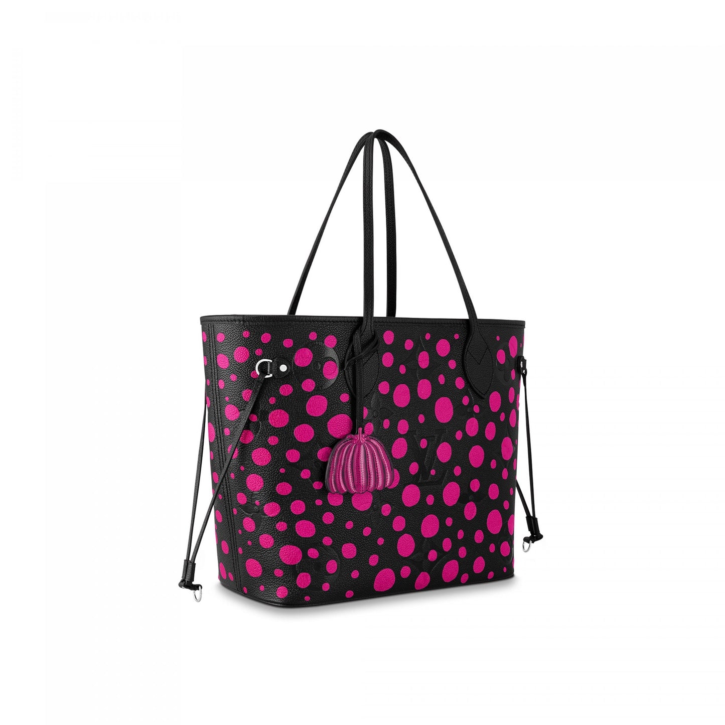 x YK Neverfull MM M46419 Noir Fuchsia