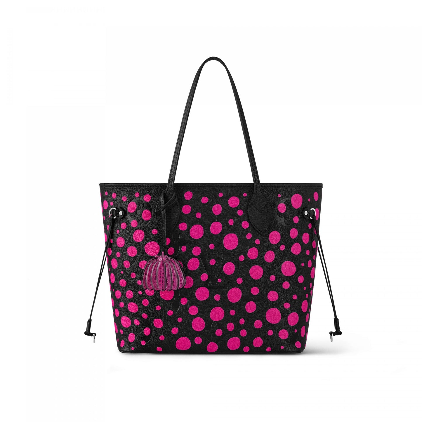 x YK Neverfull MM M46419 Noir Fuchsia
