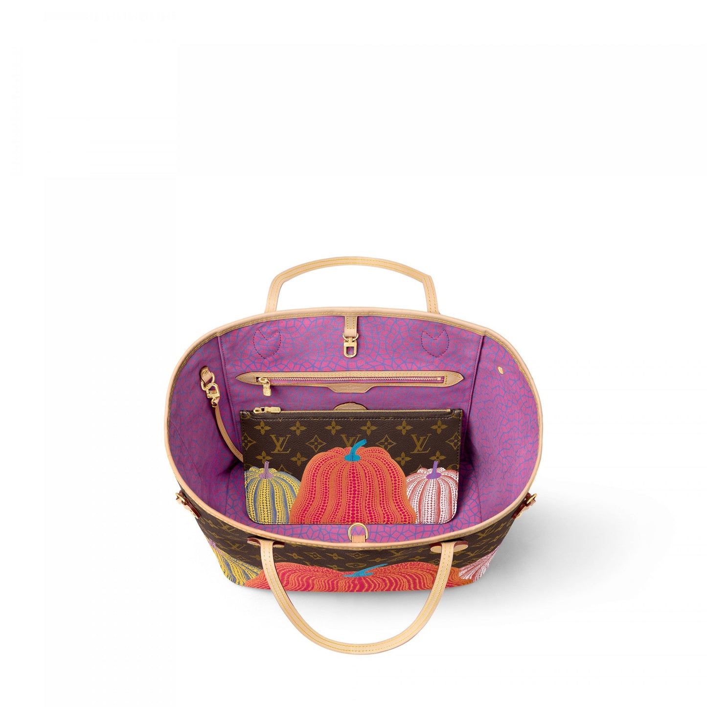 x YK Neverfull MM M46468 Pumpkin print