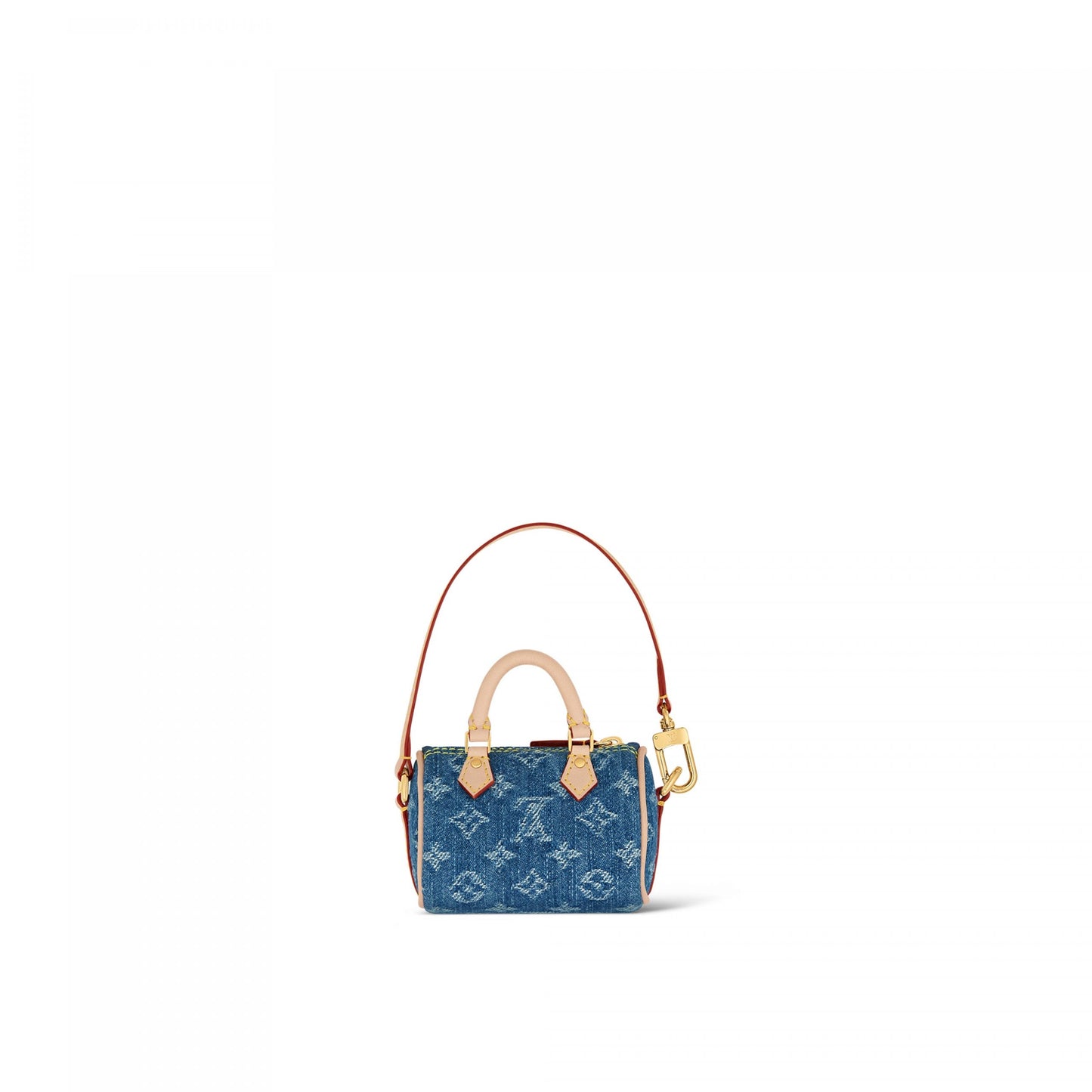 M01701 Micro Speedy Bag Charm Denim Blue
