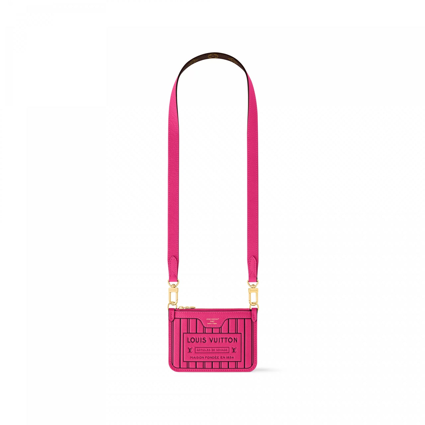 M12106 Neverfull Bandoulière Inside Out BB Rose