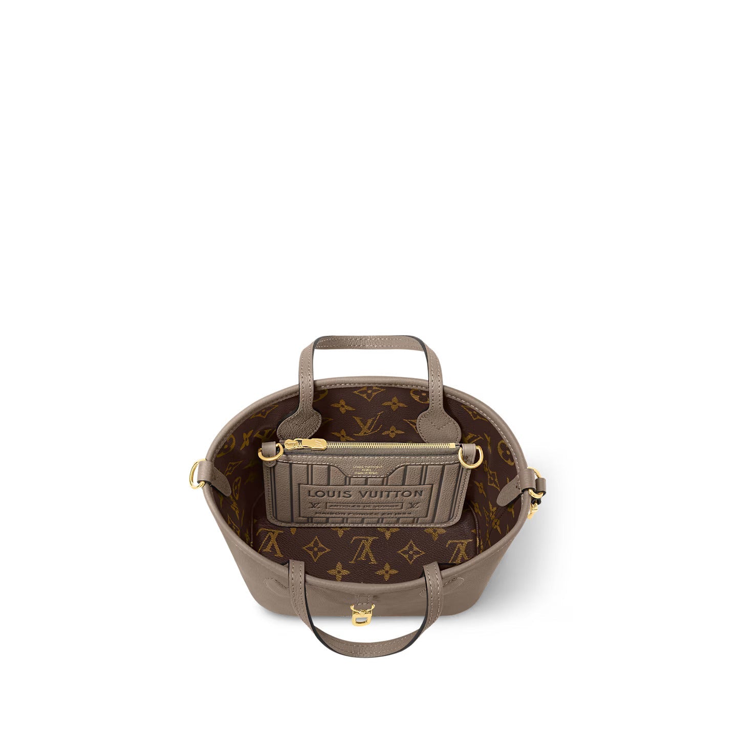 M12109 Neverfull Bandoulière Inside Out BB Dark Fango