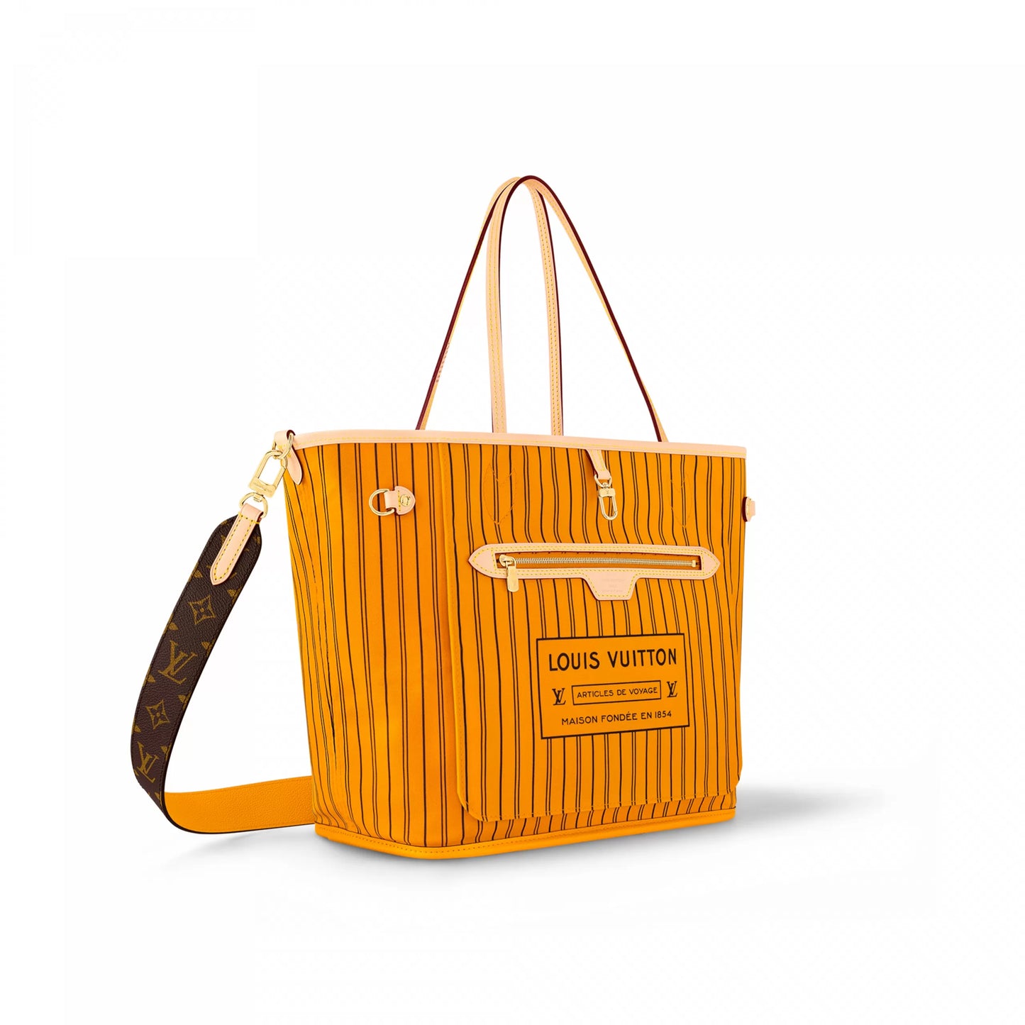 M12109 Neverfull Bandoulière Inside Out BB Dark Fango