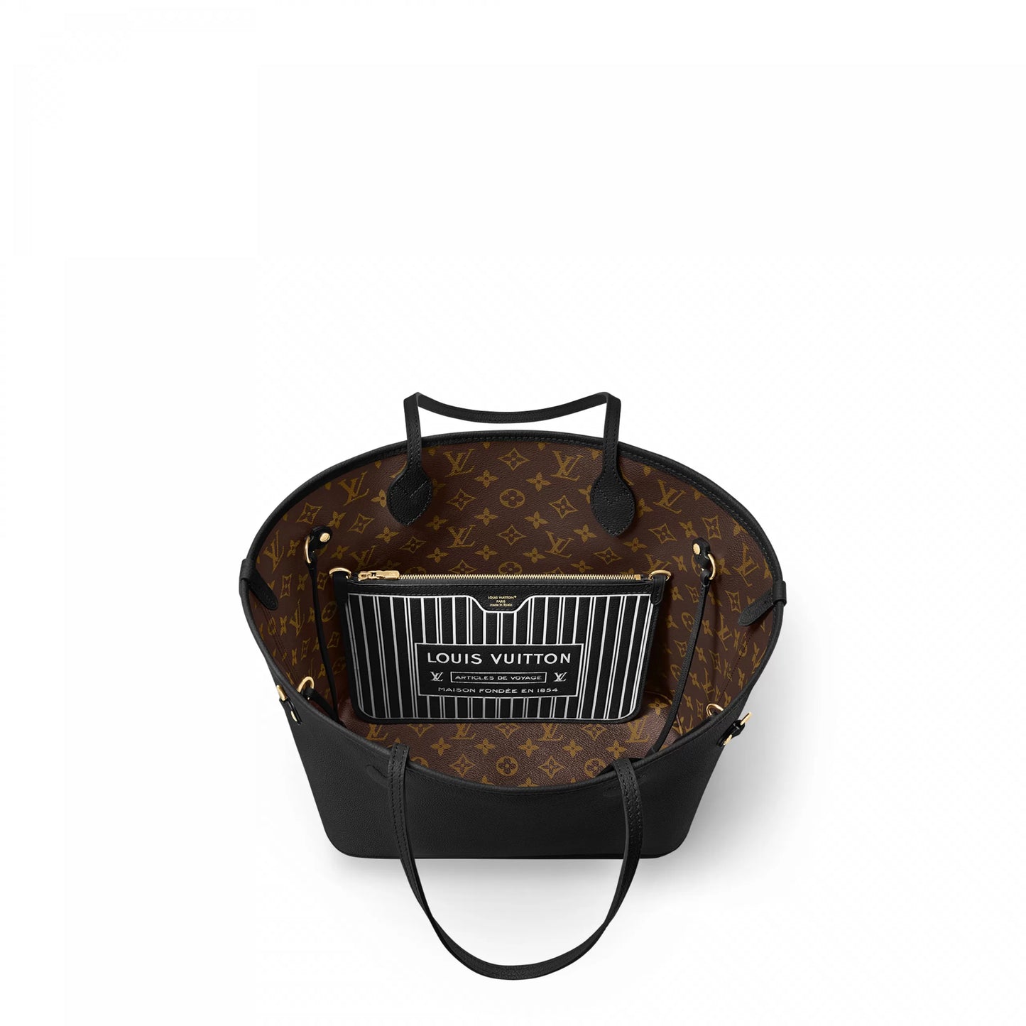M11946 Neverfull Inside Out MM Black