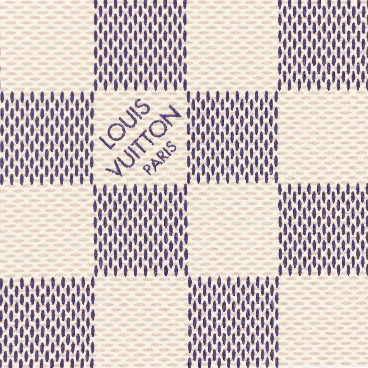 N40603 Neverfull MM Rose Ballerine Damier Azur Canvas