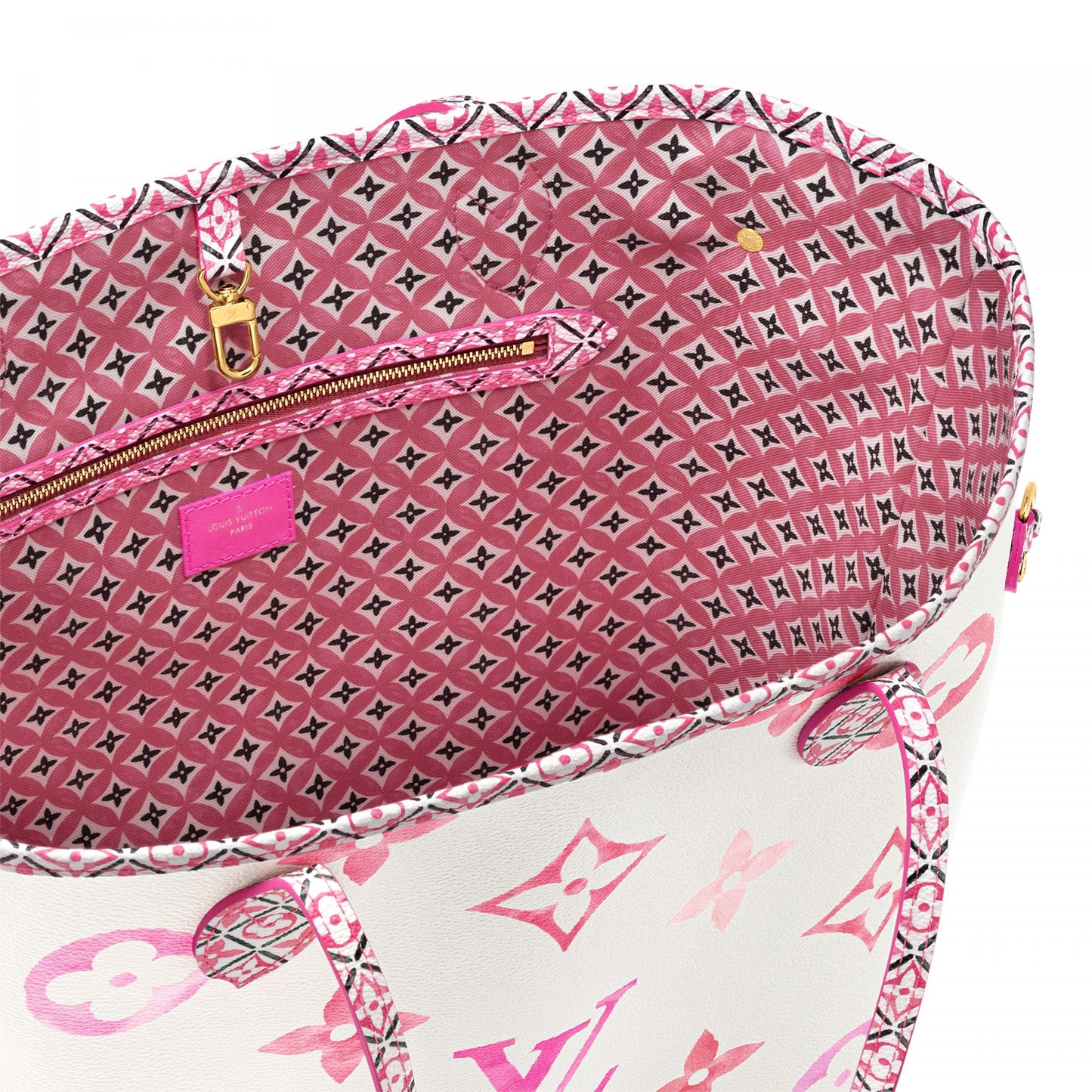 M22980 Neverfull MM Pink Monogram