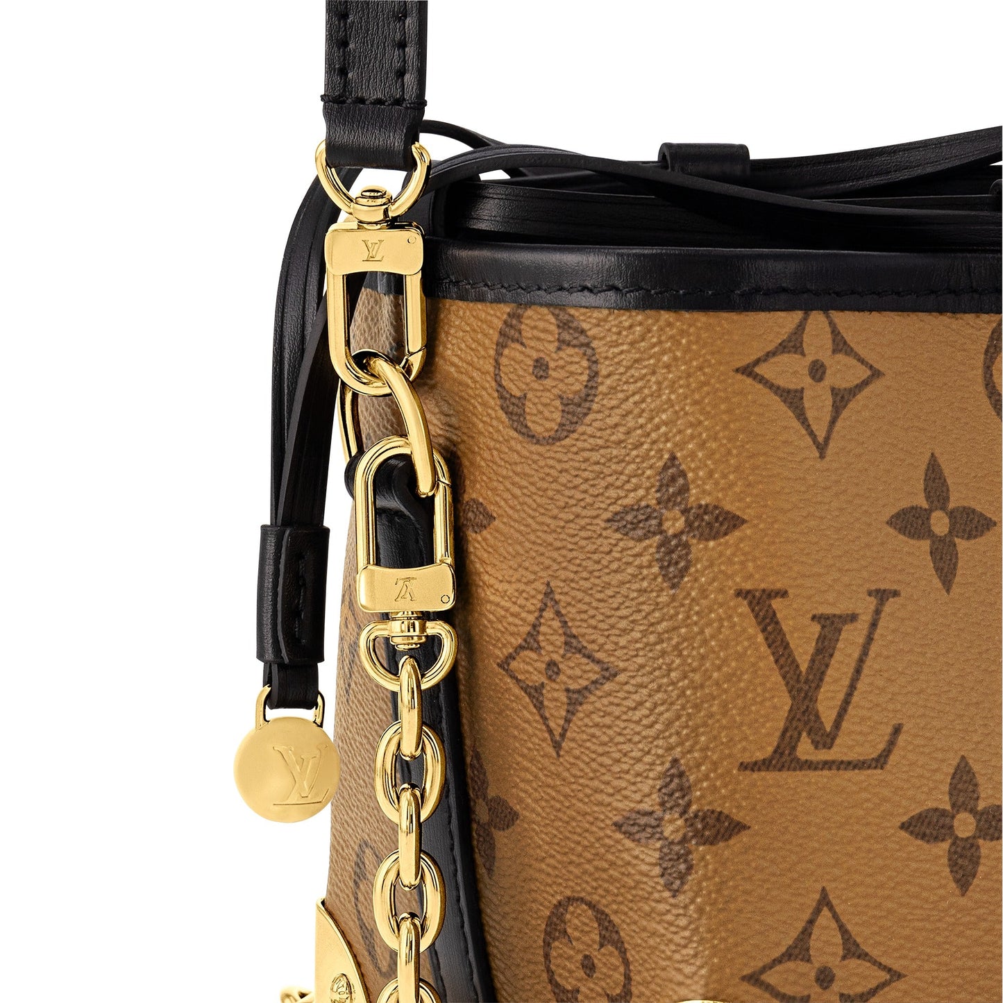 M82885 Noé Purse LV Charms Monogram Reverse