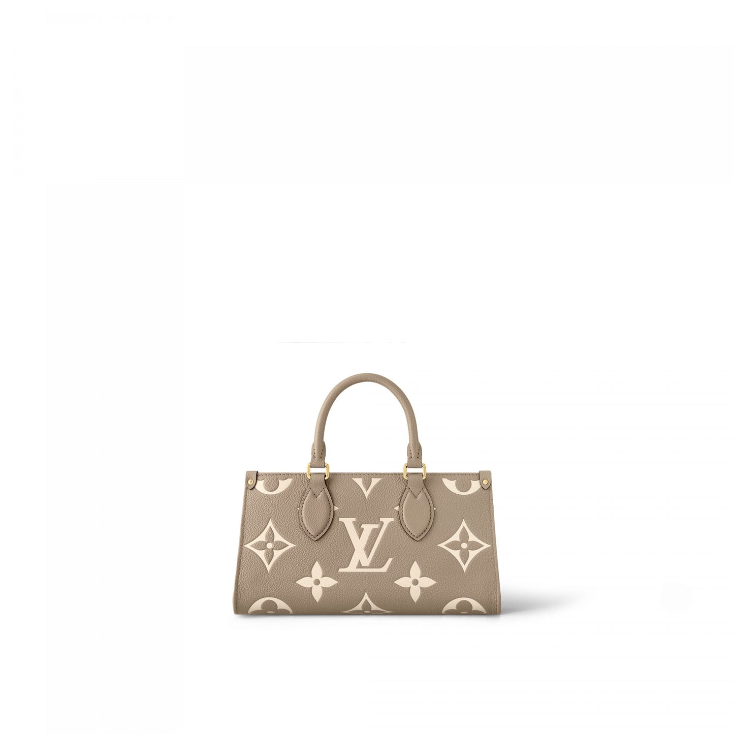 M23641 OnTheGo East West Dove/Cream Bicolor Monogram Empreinte Leather