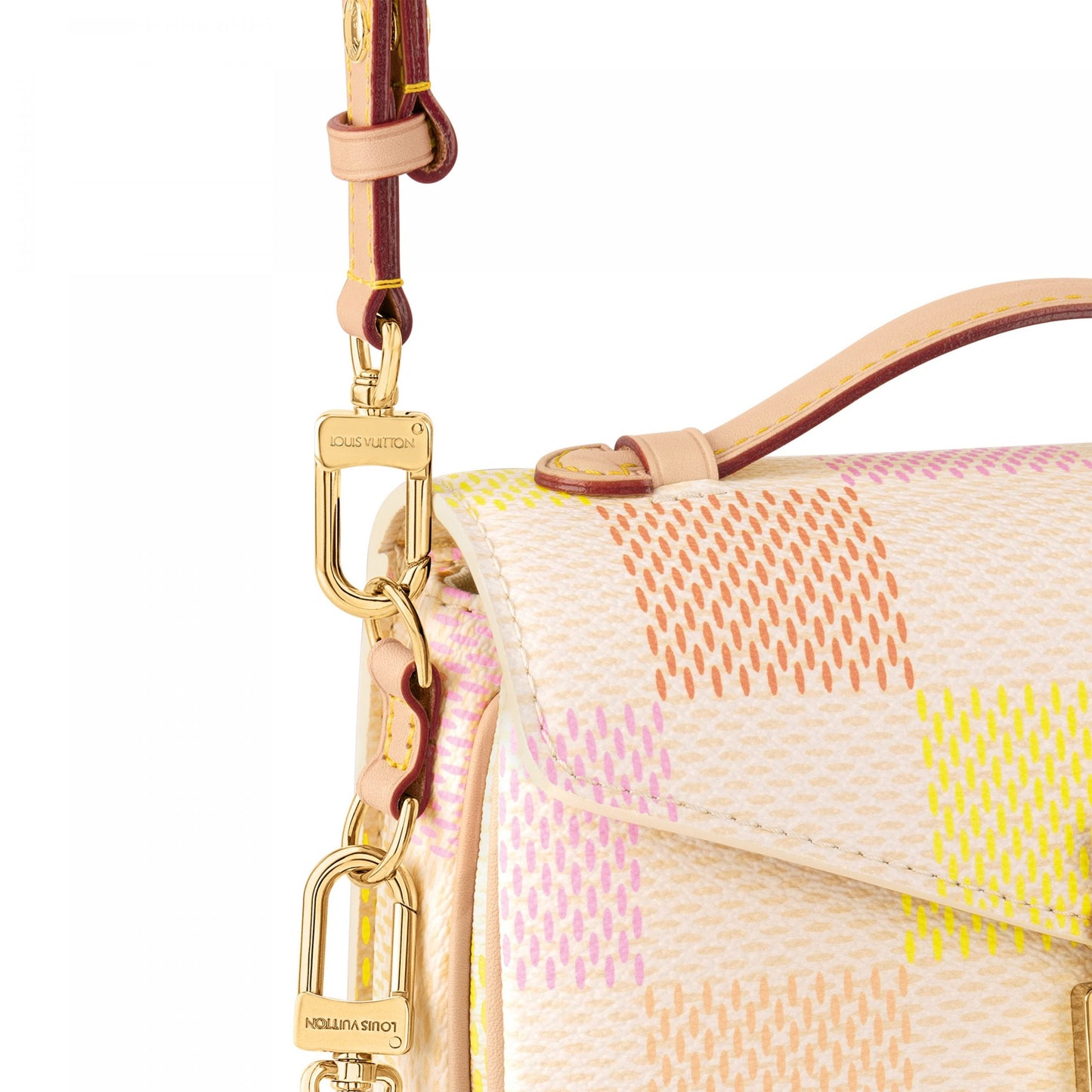 N40749 Pochette Métis East West Peach