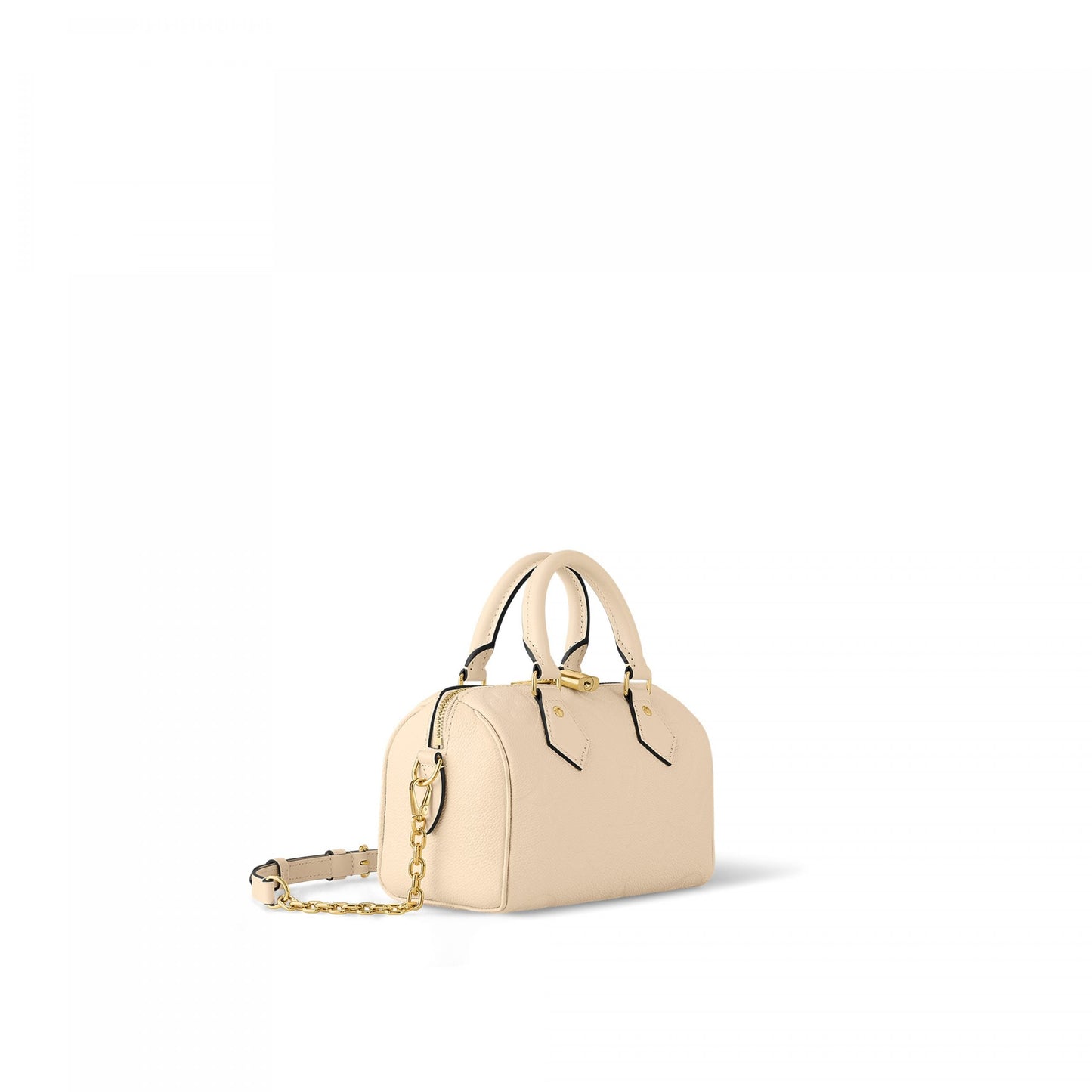 M58954 Speedy Bandoulière 20 Monogram Empreinte Leather Crème Beige