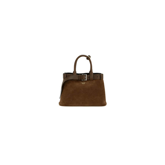 Buckle Small Suede Handbag with Belt