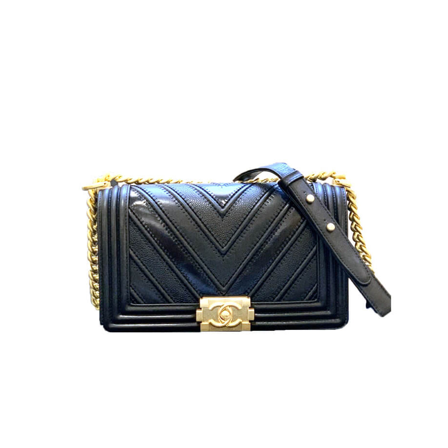 Sac à main garçon à chevrons 