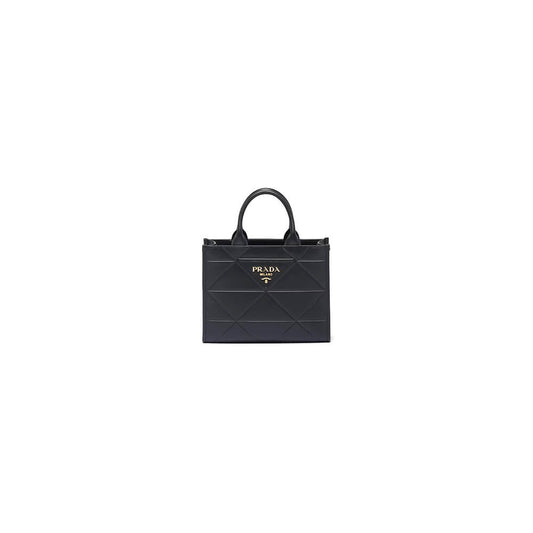 Small Leather Prada Symbole Bag with Topstitching