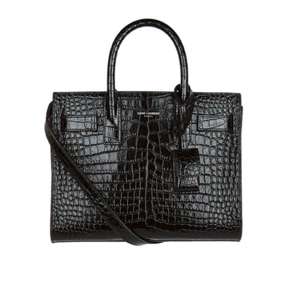 Sac De Jour Baby in Crocodile-Embossed