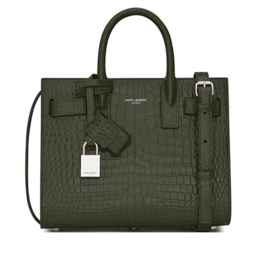 Sac De Jour Baby in Crocodile-Embossed