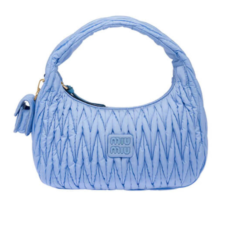 Wander Matelasse Regenerated Nylon Hobo Bag