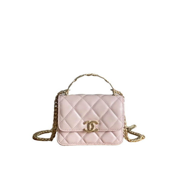 Mini-sac à rabat avec poignée supérieure 