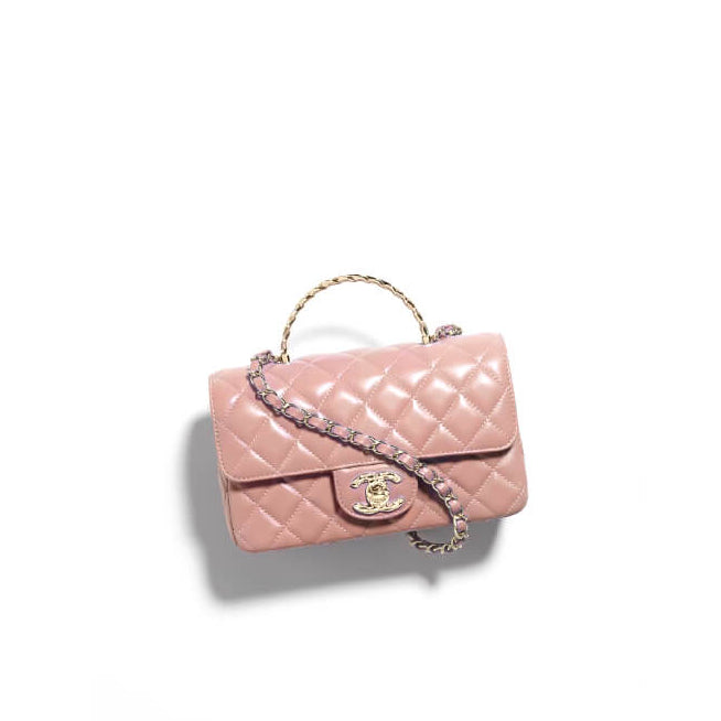 Mini-sac à rabat avec poignée supérieure 