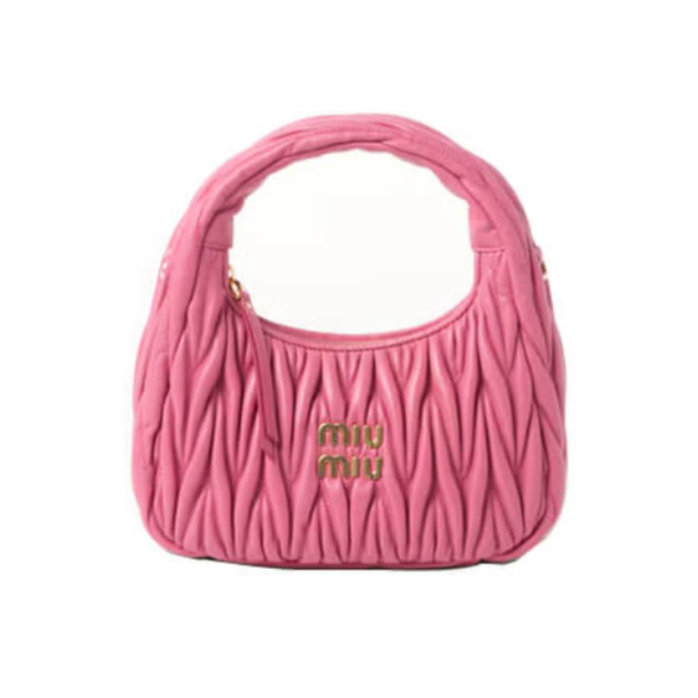 Small Wander Matelasse Nappa Leather Hobo Bag