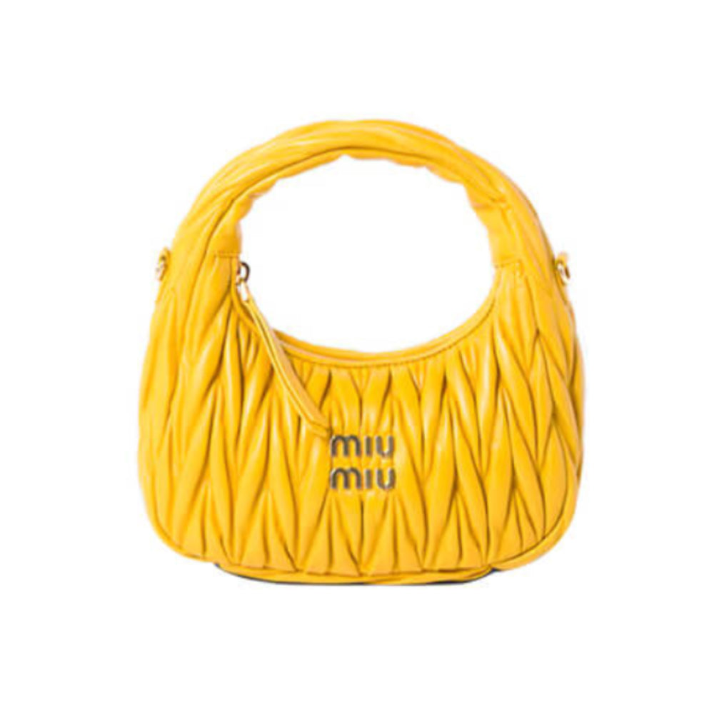 Small Wander Matelasse Nappa Leather Hobo Bag