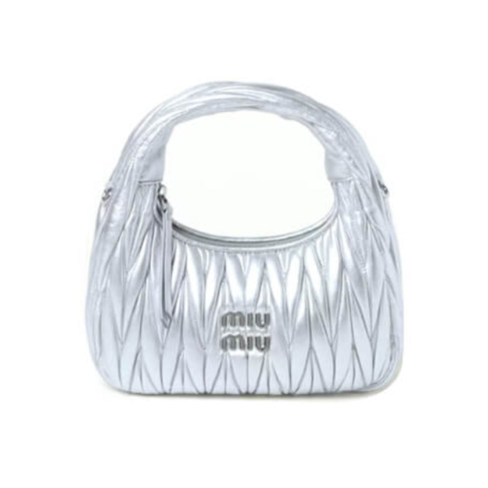 Small Wander Matelasse Nappa Leather Hobo Bag