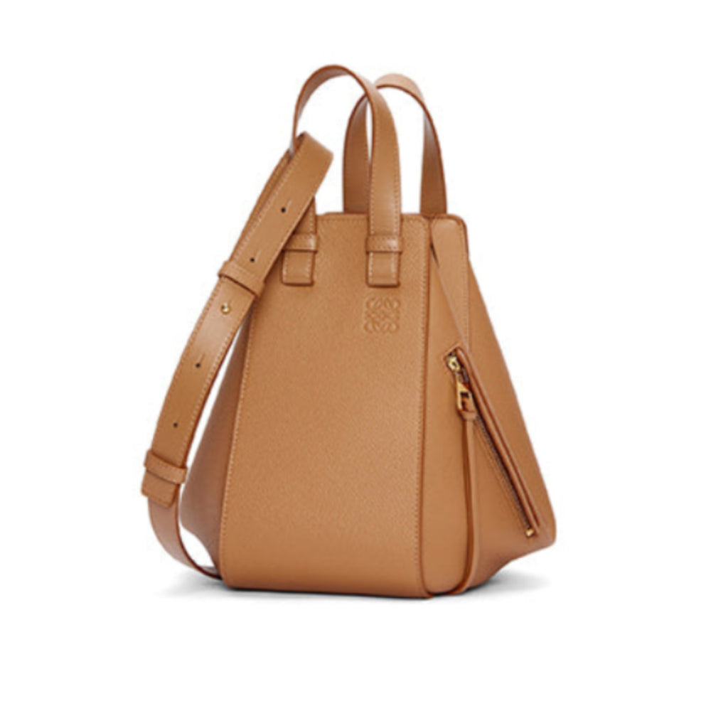 Small Hammock Bag in Soft Grained Calfskin