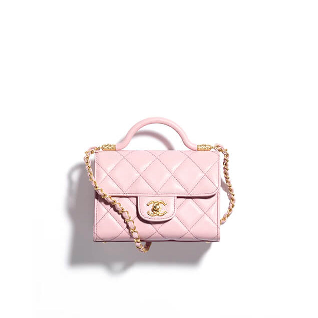 Mini-sac à rabat avec poignée supérieure 