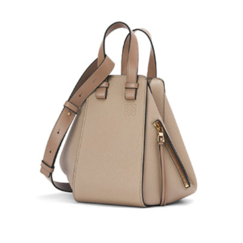 Small Hammock Bag in Soft Grained Calfskin