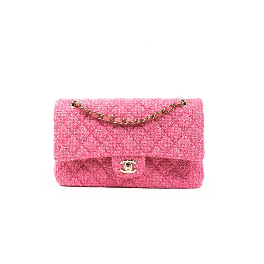 Tweed Medium Classic Flap Bag