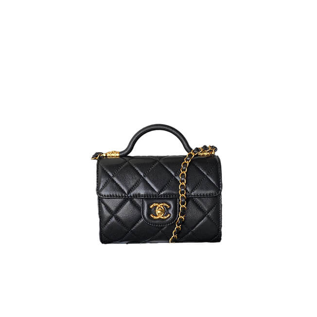 Mini-sac à rabat avec poignée supérieure 