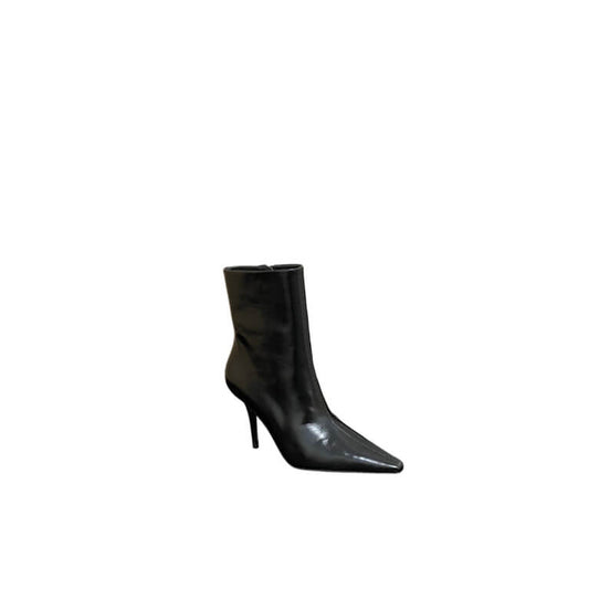 Ashley Booties in Smooth Leather