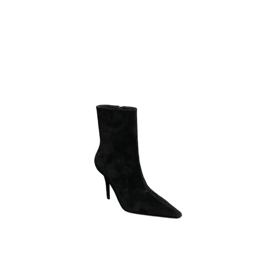 Ashley Booties in Smooth Leather