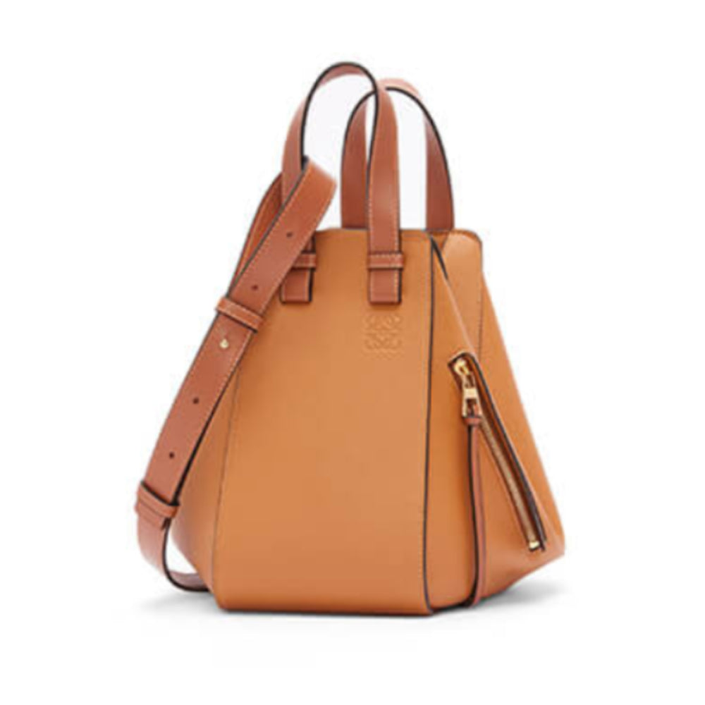 Small Hammock Bag in Soft Grained Calfskin