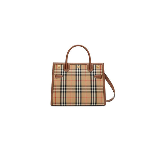 Small Vintage Check Two Handle Title Bag