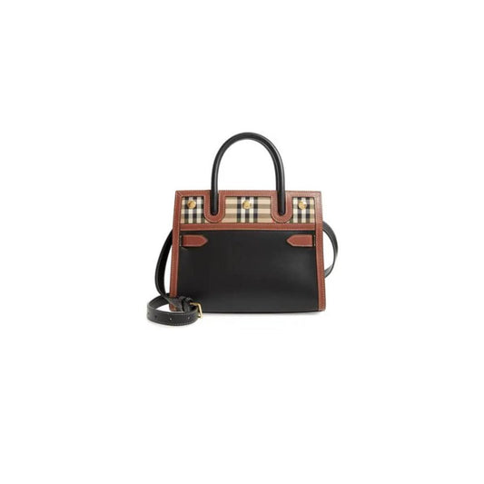 Mini Vintage Check Two Handle Title Bag